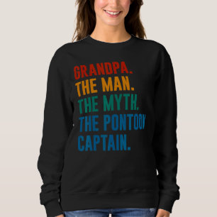 Camiseta Avô Homem Mito Capitão da Pontão Avô Pontão
