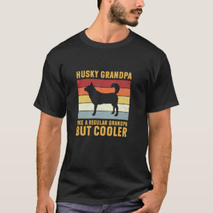 Camiseta Avô Husky Avô Regular Mas Legal Divertido Hus