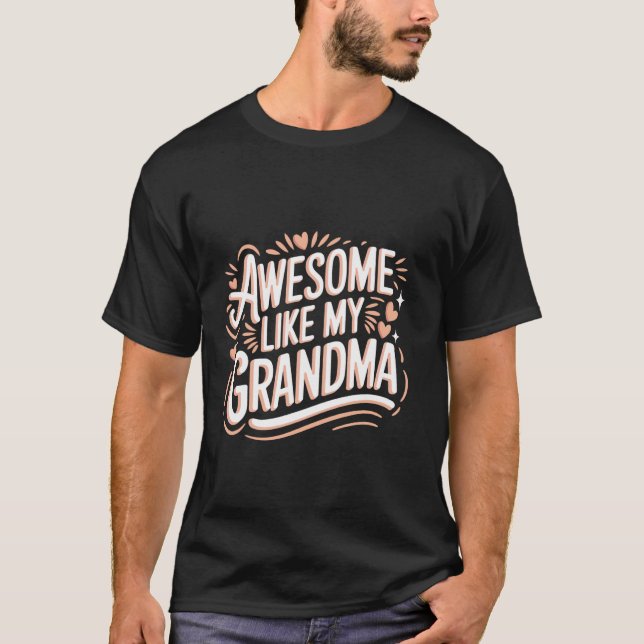 Camiseta Avó Incrível Como Meu Avô 2 (Frente)