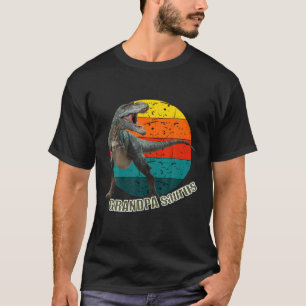 Camiseta Avô Incrível Dinossauro Rex Dinossauro Para Adulto