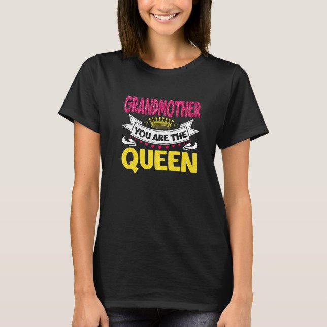 Camiseta Avó Incrível Você É O Dia de as mães Da Rainha (Frente)