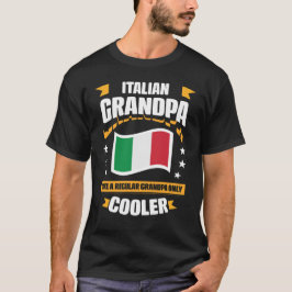 Camiseta Avô Italiano Engraçado Avô