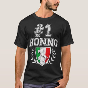 Camiseta Avô Italiano Não Número Um