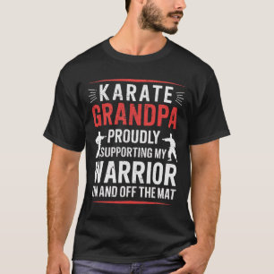 Camiseta Avô Karate Apoiando Meu Avô Caratê