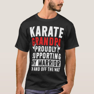 Camiseta Avô Karate Apoiando Meu Avô Caratê