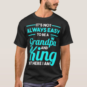 Camiseta Avô King Fathers geek fêmea