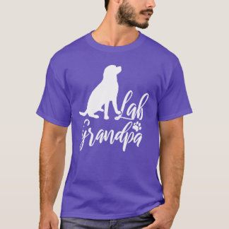 Camiseta Avô Lab Design Para Labrador Retriever Avô