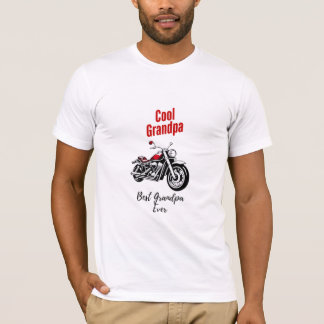 Camiseta Avô legal em motocicleta - Presente perfeito