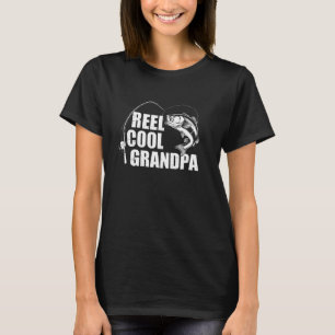 Camiseta Avô Legal Reel Pescaria Estilo de Vida ao Ar Livre