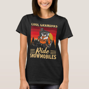 Camiseta Avô legal Rides Snowmobiles Snowmobile Snowmob