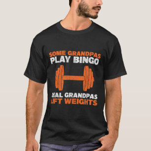 Camiseta Avô Levanta Pesos Fisiculturismo Avô Peso