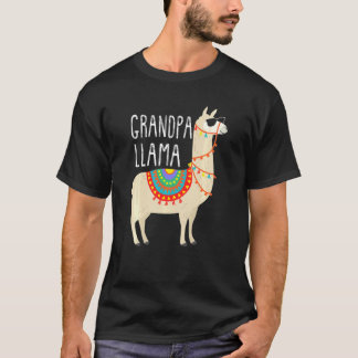 Camiseta Avô Llama Para Homens, Avô