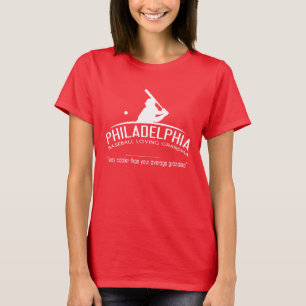 Camiseta Avó Loving do basebol de Philadelphfia -