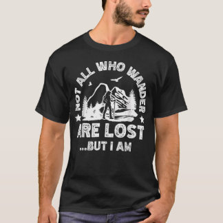 Camiseta Avó Mãe Mulheres Divertidas Perdidas na Caminhada