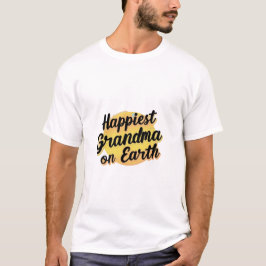 Camiseta avó mais feliz da terra