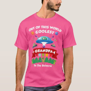 Camiseta Avô Mais Legal Do Universo Alien Ufo Espaço Sp
