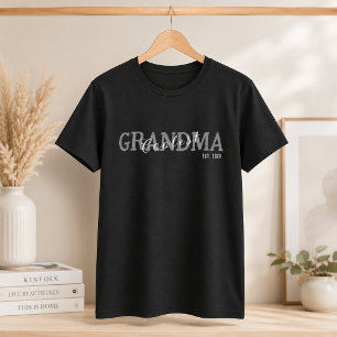 Camiseta Avó Mais Legal Est. Ano Personalizado Branco Scrip