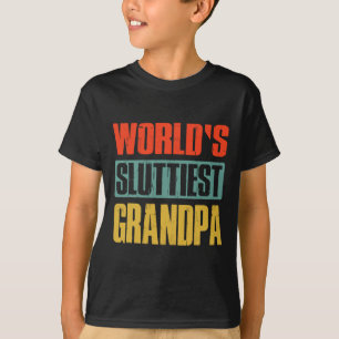 Camiseta Avô Mais Safado do Mundo Dia dos Pais Engraçado Pa