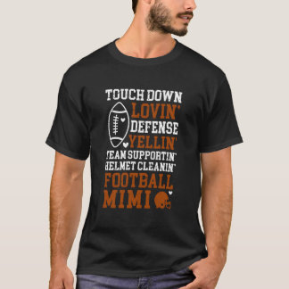 Camiseta Avó Mimi Orgulhosa de Futebol Mimi de um Pla de Fu