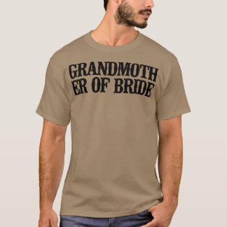 Camiseta Avó Mínimo Engraçado Da Noiva