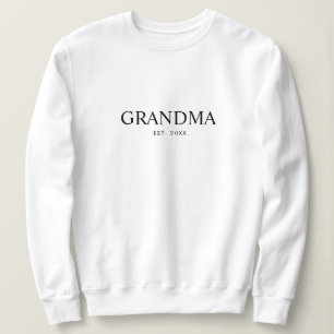Camiseta Avó Moderna Elegante Preta