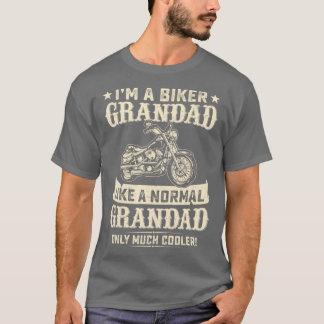 Camiseta Avô Motociclista Muito Mais Legal Melhor Avô de To