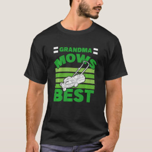 Camiseta Avó Mows Melhor Gardena Avó Lawnmower L