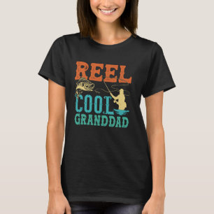 Camiseta Avô Muito Legal vintage vara de pesca engraçada - 
