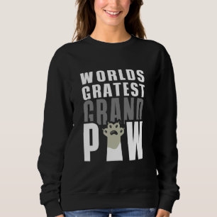 Camiseta Avô Mundos Grande Grande Pai de Gata da Grande Vov