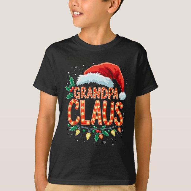 Camiseta Avô Natal Festa de Férias  (Frente)