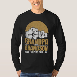 Camiseta Avô & Neto Melhores Amigos Divertido Avô Gráfico