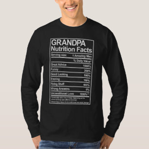 Camiseta Avô Nutrição Fala Pais Doces Pensados