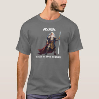 Camiseta Avô, o homem, o mito, a lenda