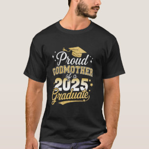 Camiseta Avó orgulhosa da turma de graduanda sênior de 2025