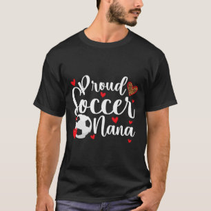 Camiseta Avó Orgulhosa de Futebol de um Jogador de Futebol