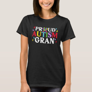 Camiseta Avó Orgulhosa do Autismo Família Consciente do Aut