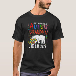 Camiseta Avó orgulhosa do autismo, família unida, conscient