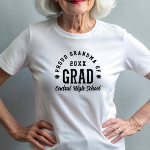Camiseta Avó Orgulhosa Grad Tipografia Universitária Gradua