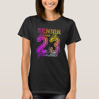 Camiseta Avô Orgulhoso Colorido Coração Fofo Graduado Sênio