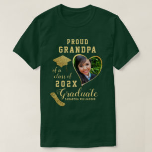 Camiseta Avô Orgulhoso de um Graduado da Turma de 2026