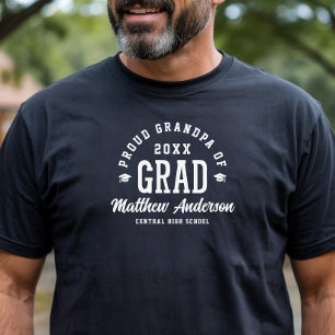 Camiseta Avô Orgulhoso Grad Tipografia Universitária Gradua