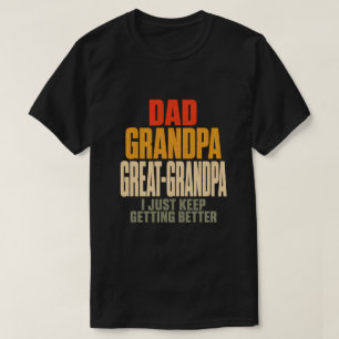Camiseta Avô Pai Bisavô Trisavô