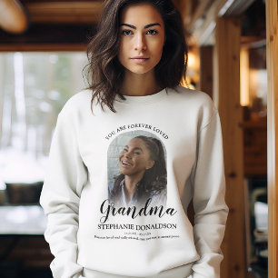 Camiseta Avó Para Sempre Amada Memorial de Foto