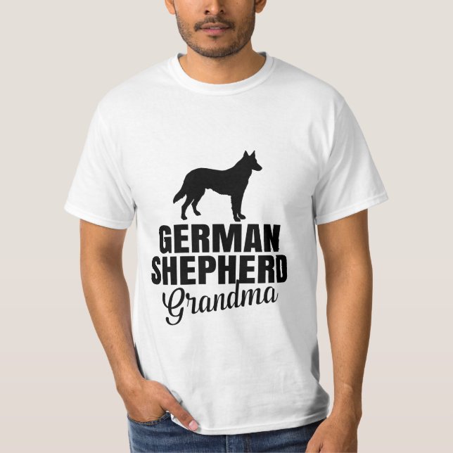 Camiseta avó pastora alemã (Frente)