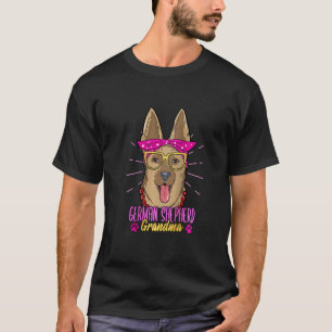 Camiseta Avó Pastora Alemã Feminina Mãe de Pelos Amor dos P