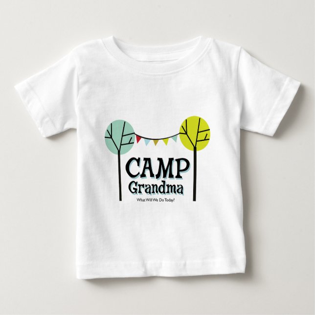 Camiseta Avó Penants do acampamento (Frente)