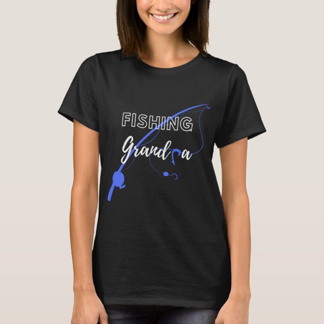 Camiseta Avô Pescador Fonte Branca (Frente)