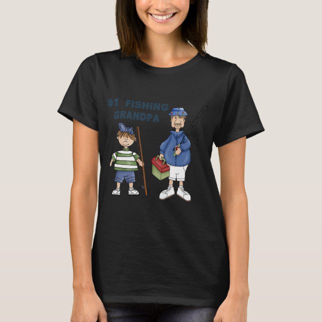 Camiseta Avô Pescador Número #1 (Frente)