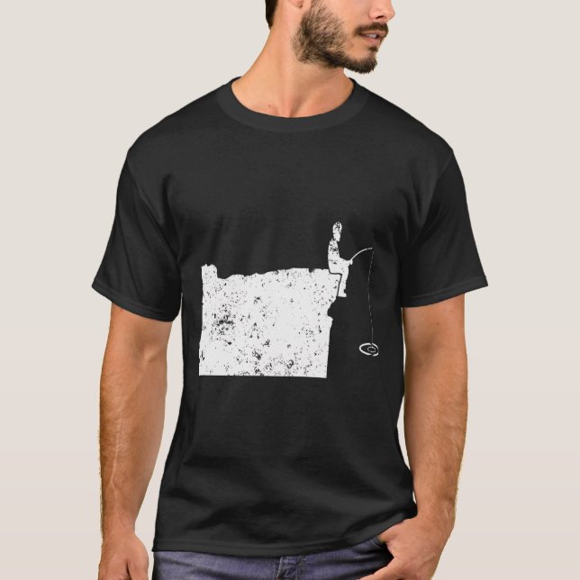 Camiseta Avô Pescando OU Pescando Com o Vovô (Frente)