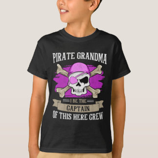 Camiseta Avó pirata homem caribenho capitão avó